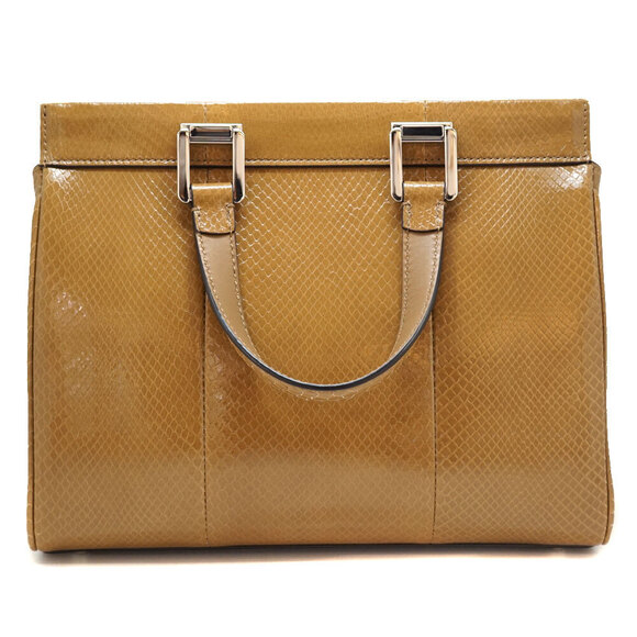 Gucci Handbag Strap Snake GG Horsebit Zumi Line Python Brown Bag - Picture 3 of 9